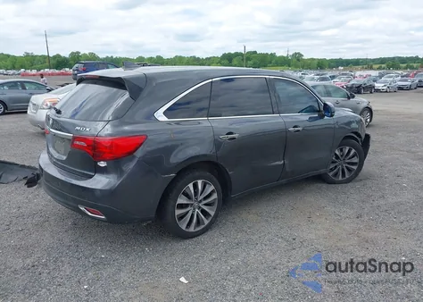 2014 Acura Mdx Technology Package from USA, damaged, VIN 5FRYD3H40EB002628